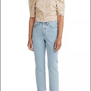 Levi Wedgie Straight Light Wash Jeans